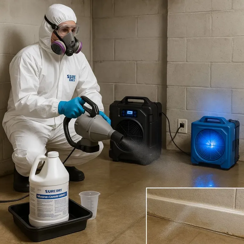 Sanitization and Odor Removal process in Temple, PA