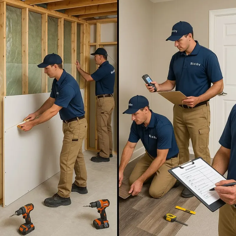 Repairs and Reconstruction process in Temple, PA
